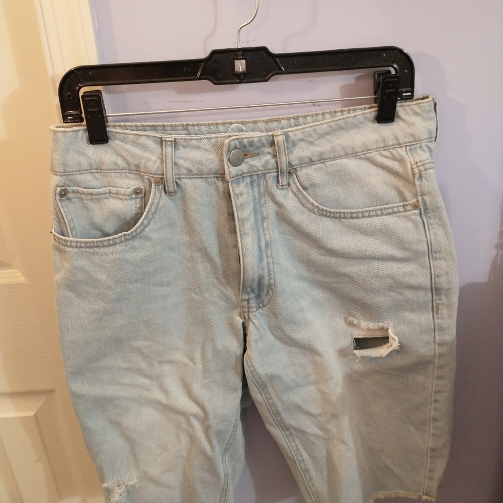 Original Use Distressed Cutoff Jean Shorts
